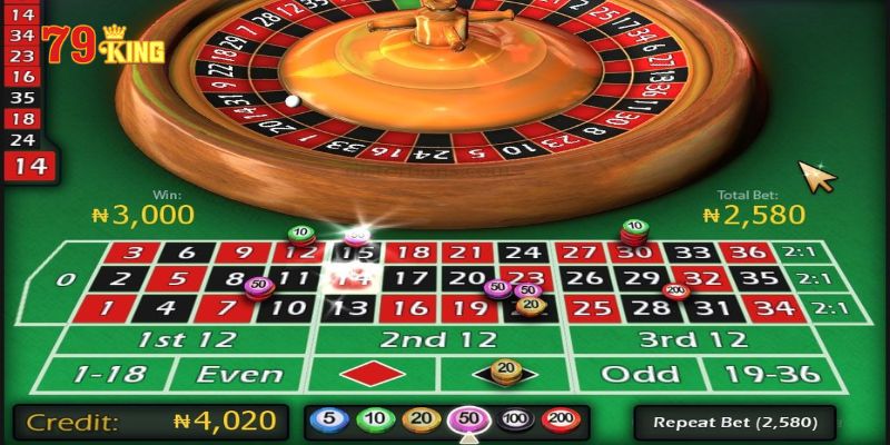 Nhóm cược trong Roulette tại nhà cái 79King